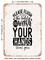 DECORATIVE METAL SIGN - Please Flush the toilet and Wash Your Hands Thank You - Vintage Rusty Look